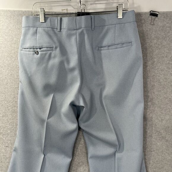 Vintage Levis Action Slacks Mens Size 34x31 Light Blue Trouser Pants flared - Picture 8 of 12